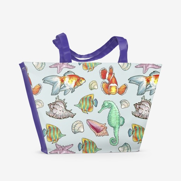 Пляжная сумка «рыбки»