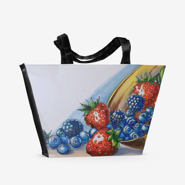 Пляжная сумка &laquo;фрукты&raquo;