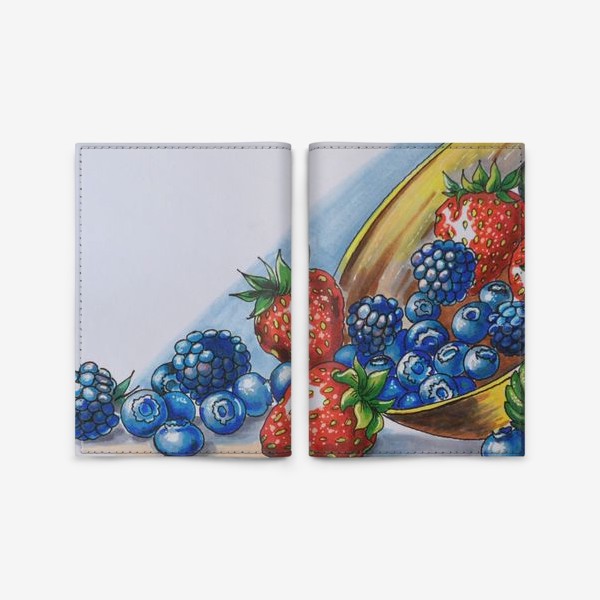 Обложка для паспорта «фрукты»