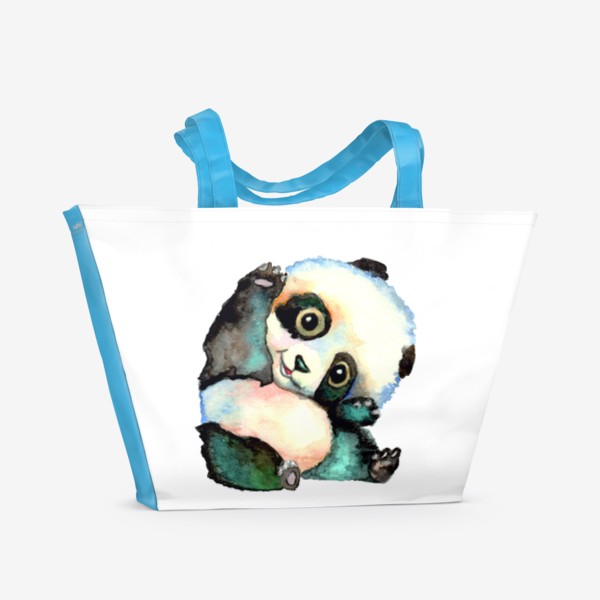 Пляжная сумка «A panda baby»