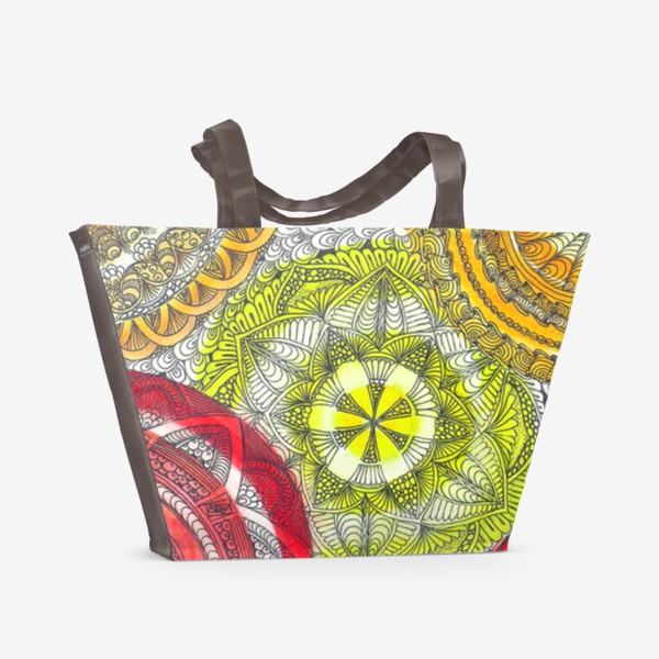 Пляжная сумка «Сочные мандалы»