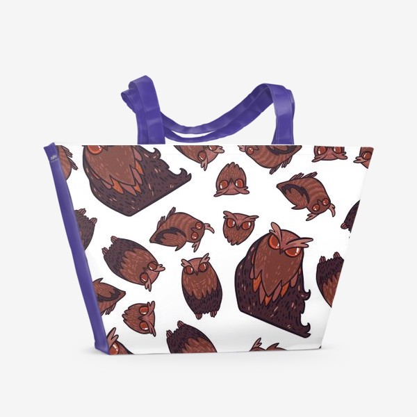 Пляжная сумка «owls»