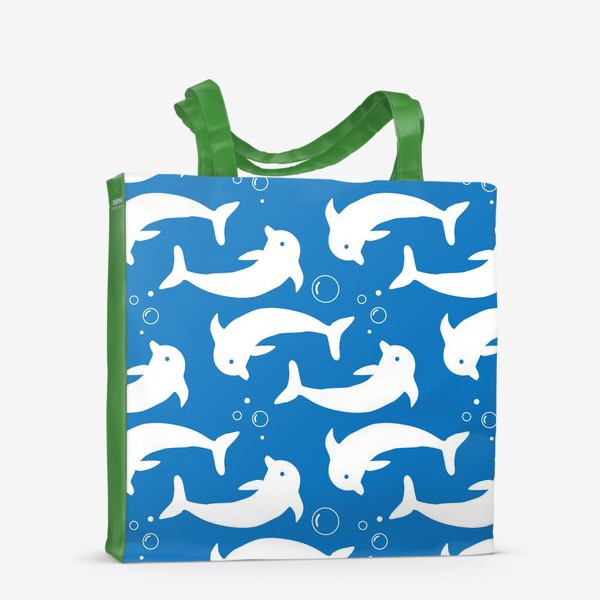 Сумка-шоппер «Дельфины»