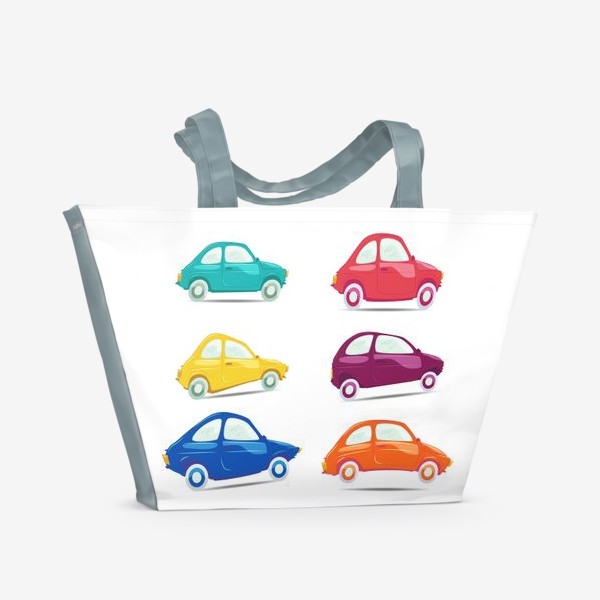 Пляжная сумка «Машинки»