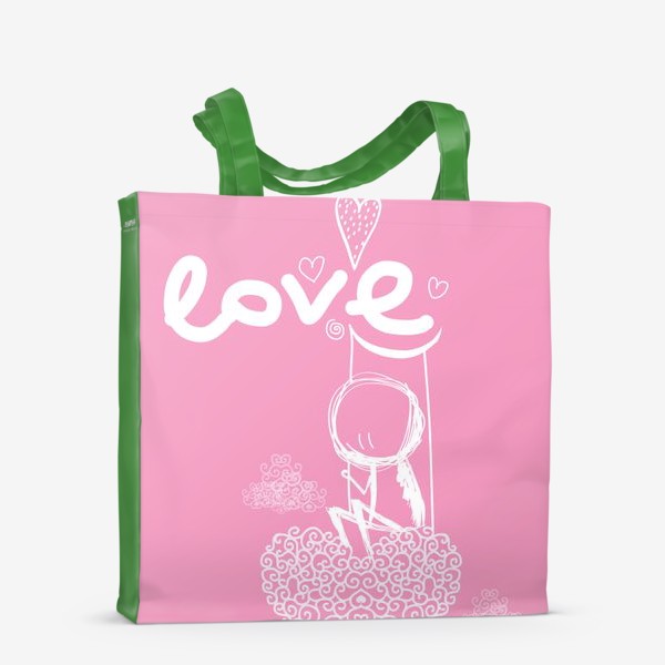Сумка-шоппер «love/любовь»