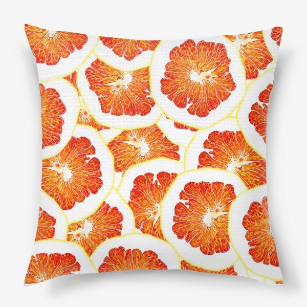 Подушка «Дольки апельсинов»