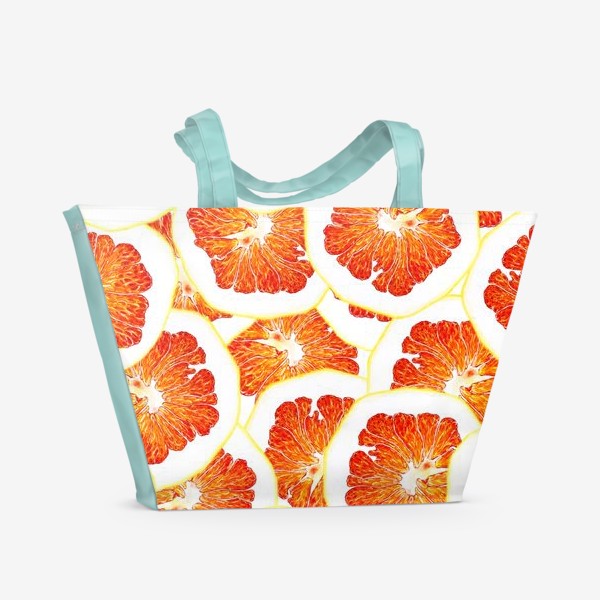 Пляжная сумка «Дольки апельсинов»
