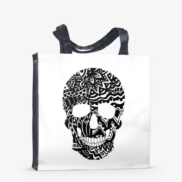 Сумка-шоппер «Black Ornamental Skull»