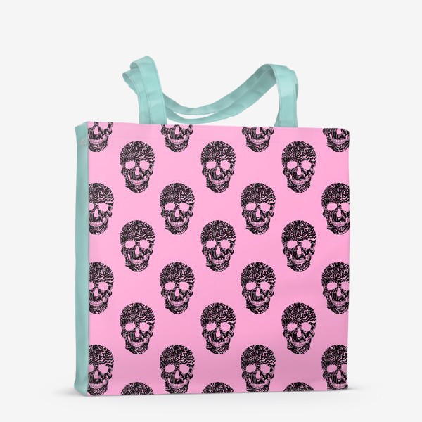 Сумка-шоппер «Skulls On Pink»