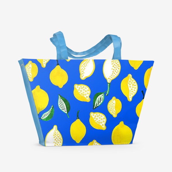 Пляжная сумка «Лимончики»