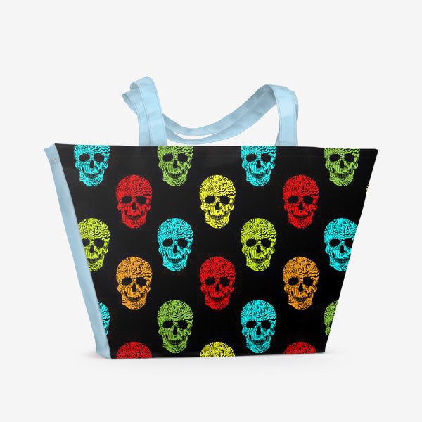 Пляжная сумка &laquo;Little Bright Skulls&raquo;