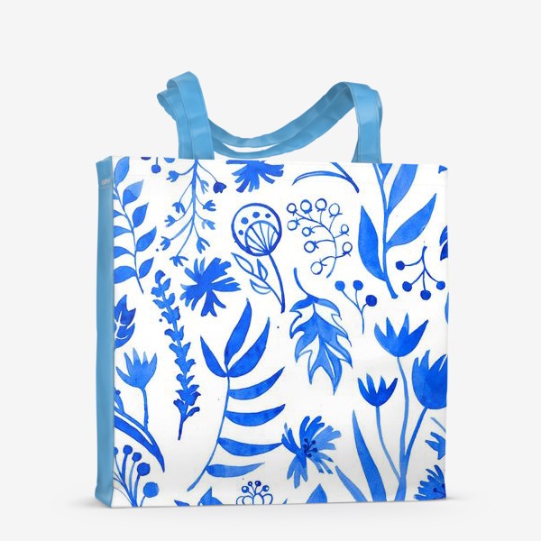 Сумка-шоппер «Blue flowers»