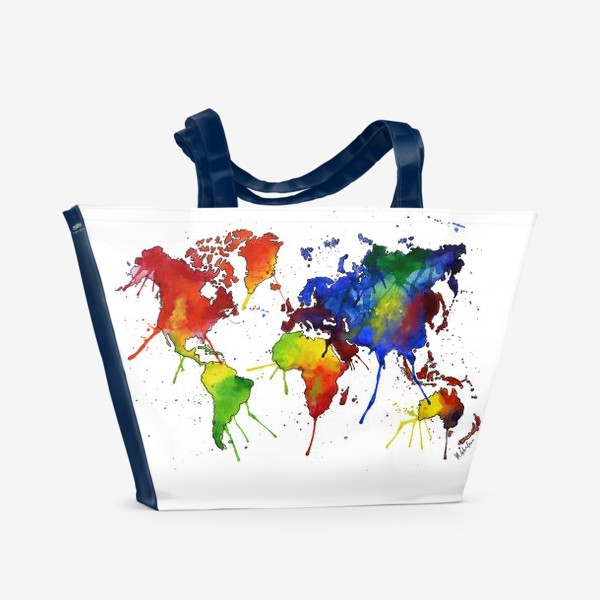 Пляжная сумка «color world»
