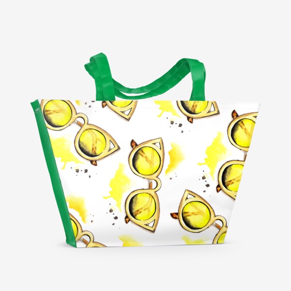 Пляжная сумка «Желтые очки»