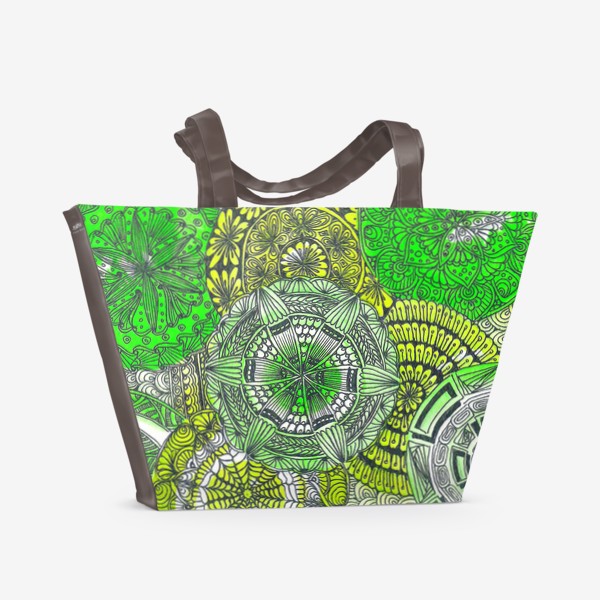 Пляжная сумка &laquo;Сочная зелень&raquo;