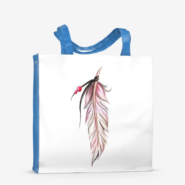 Сумка-шоппер «Воздушное розовое перо»