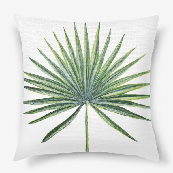 Подушка «Лист веерной пальмы»