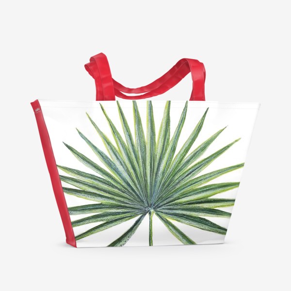 Пляжная сумка «Лист веерной пальмы»