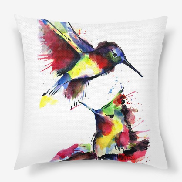 Подушка «color bird»