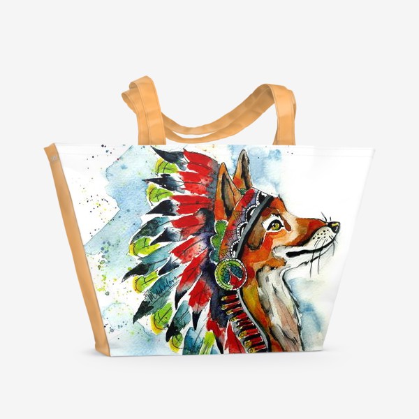 Пляжная сумка «Boho Fox»
