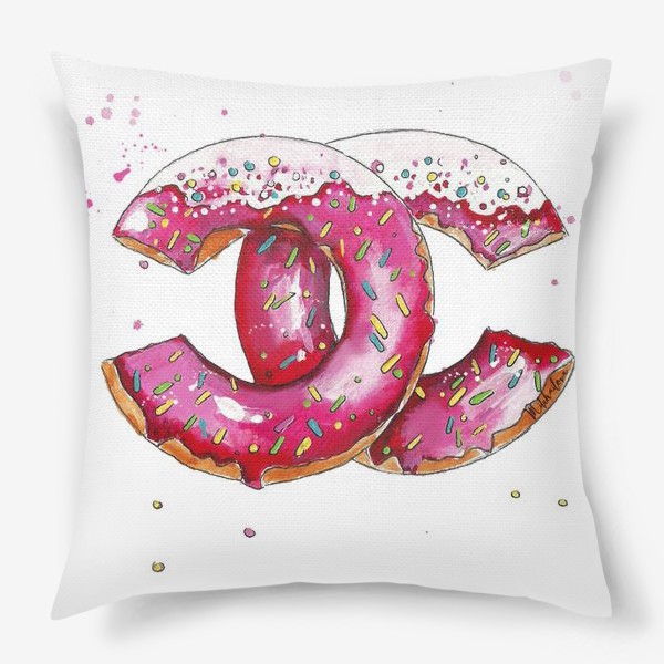 Подушка «donuts chanel»
