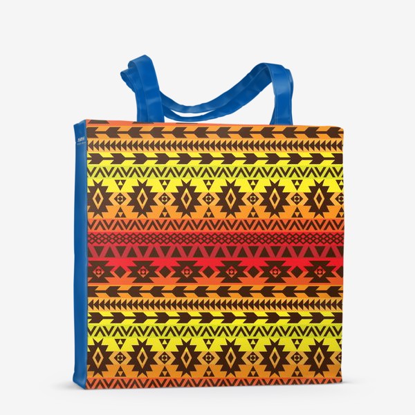 Сумка-шоппер «яркий этнический орнамент»