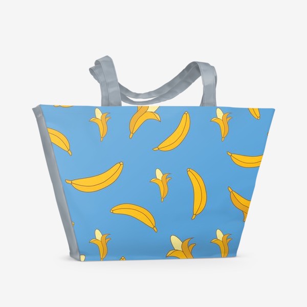 Пляжная сумка «Яркие бананы»