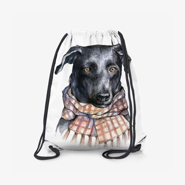 Рюкзак «Собака и шарф»