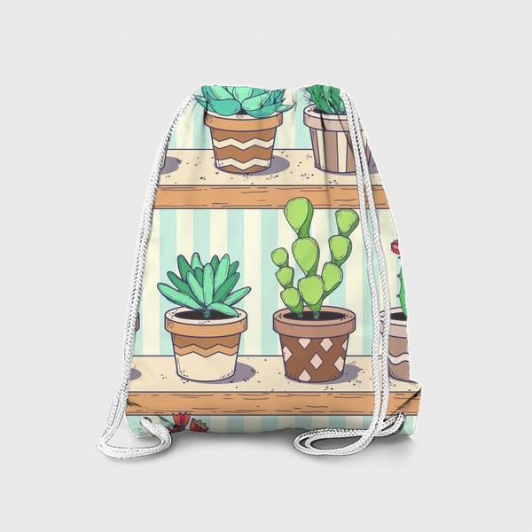 Рюкзак «Succulents and cactus»