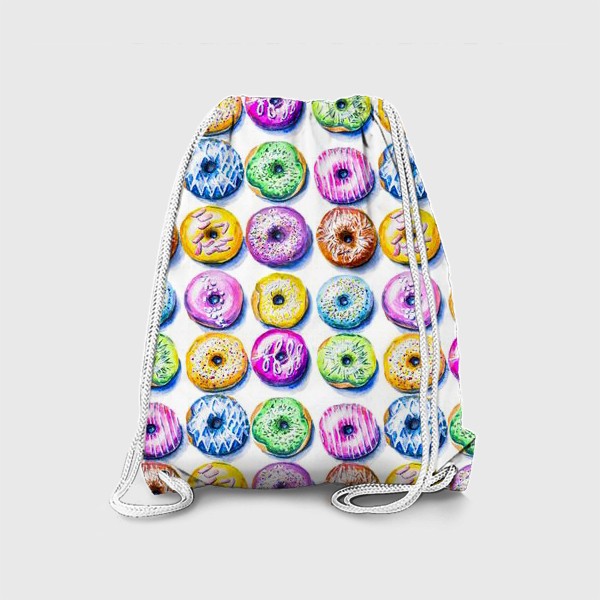 Рюкзак «радужные пончики»