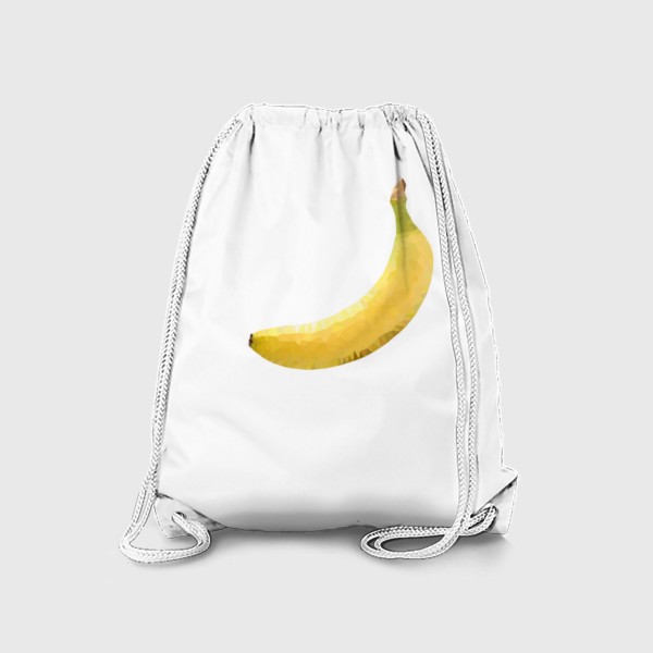 Рюкзак «Банан в полигонах (Low poly banana)»