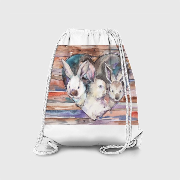 Рюкзак «Люблю кроликов»