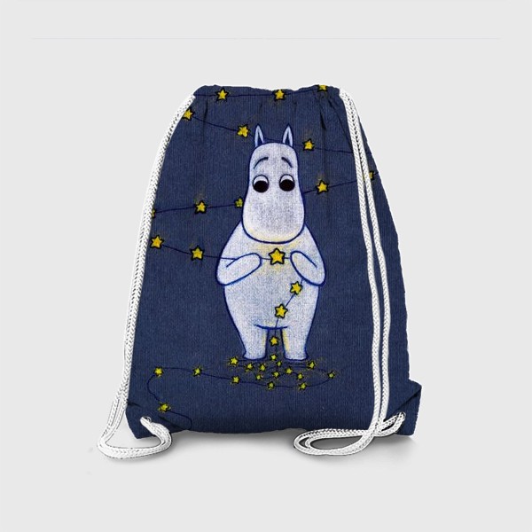 Рюкзак «Муми-тролль и звезды»