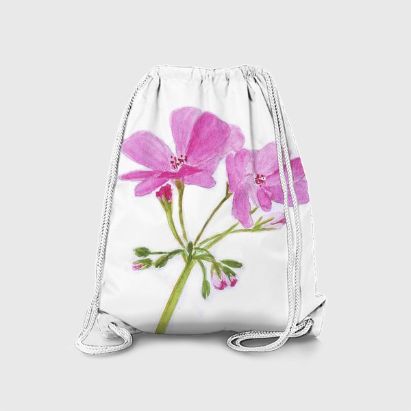 Рюкзак «розовая герань»