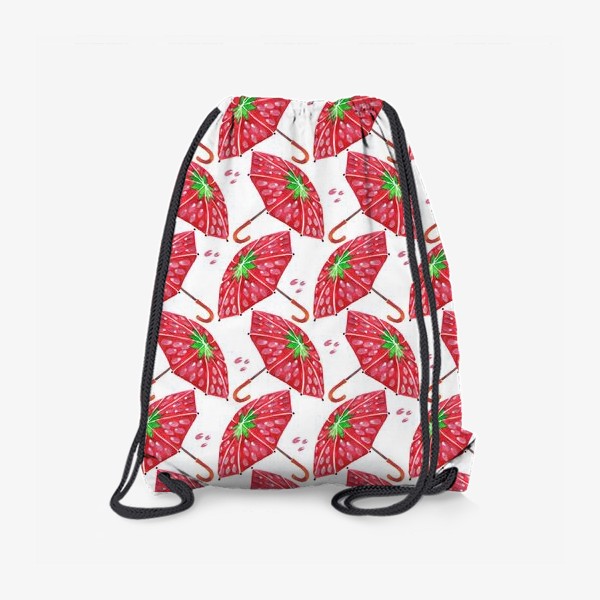 Рюкзак «Яркий фруктовый зонт «малина».»