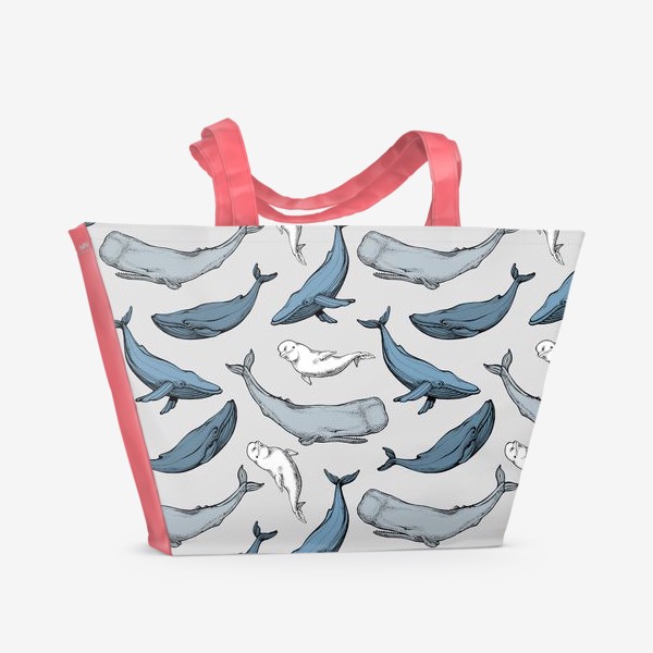 Пляжная сумка «Друзья киты»