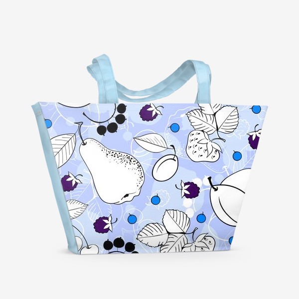 Пляжная сумка «Фрукты и ягоды»
