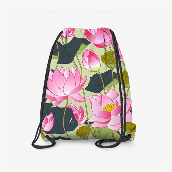 Рюкзак «пруд розовых лотосов»
