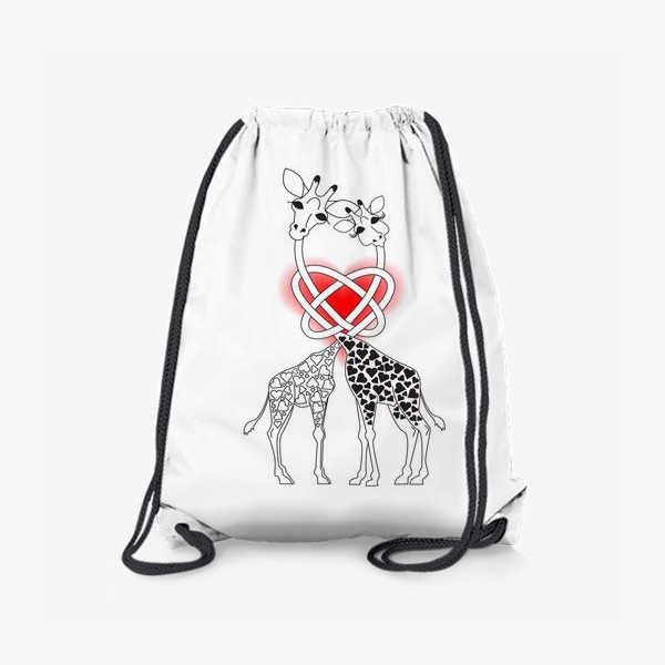 Рюкзак «влюбленные жирафы»