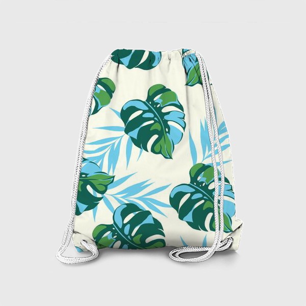 Рюкзак «Тропические листья светлые»
