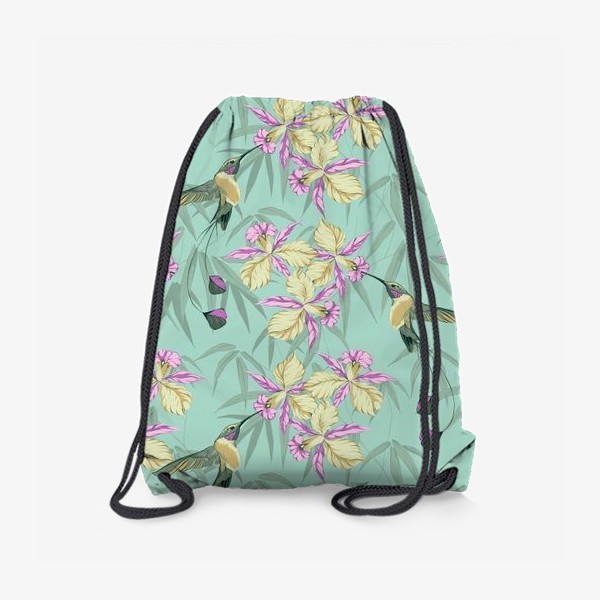 Рюкзак «Колибри и орхидея»