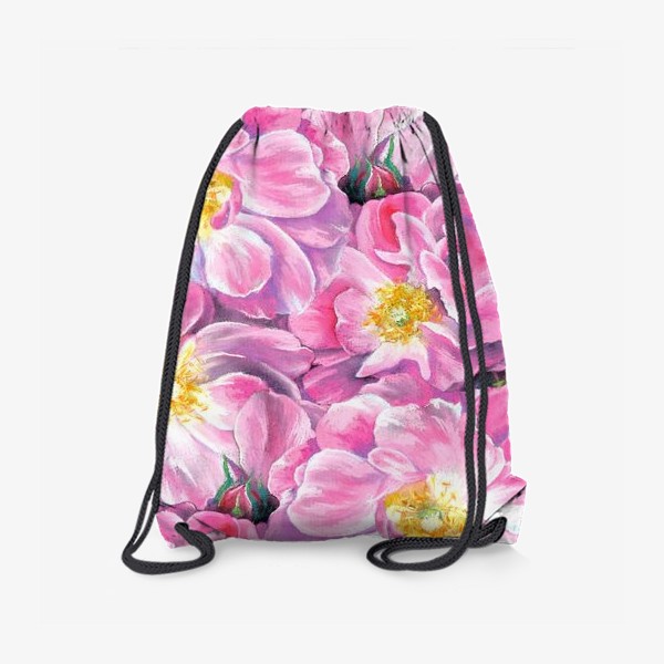 Рюкзак «Шиповник розовый пастель»