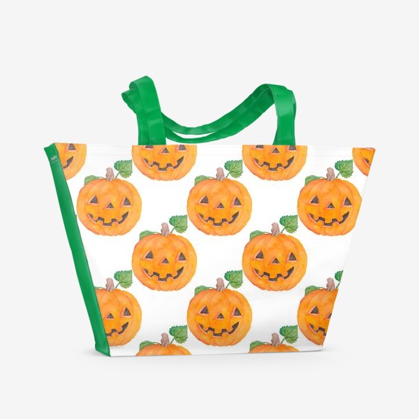 Пляжная сумка «Pumpkins Pattern»