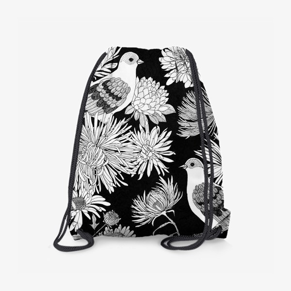 Рюкзак «Птицы и цветы»