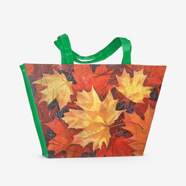 Пляжная сумка «Осенние листья»