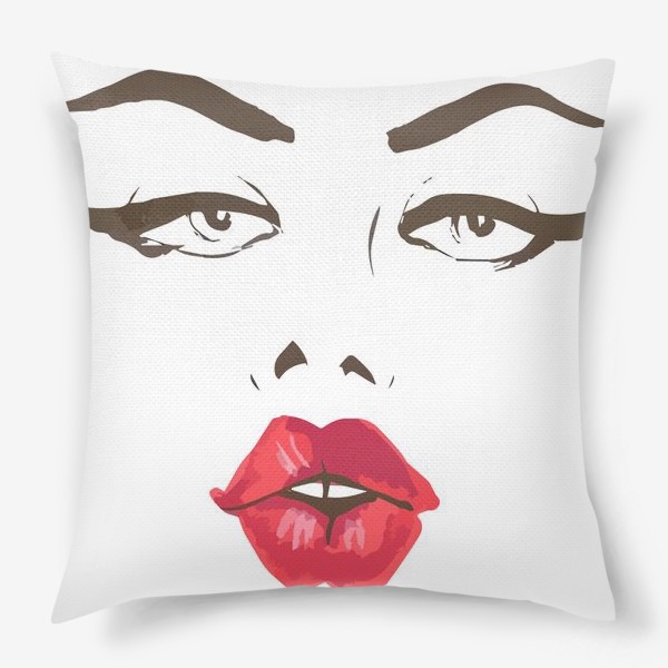 Подушка «Red Lips»