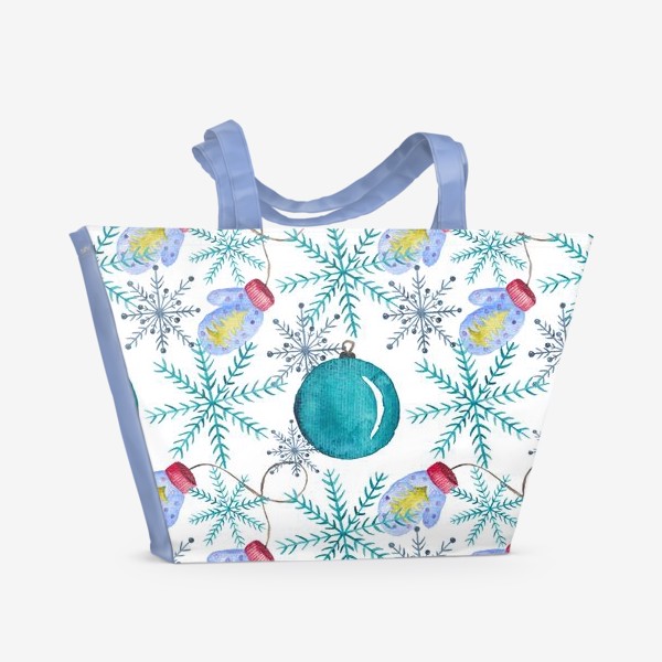 Пляжная сумка «Новогодняя»
