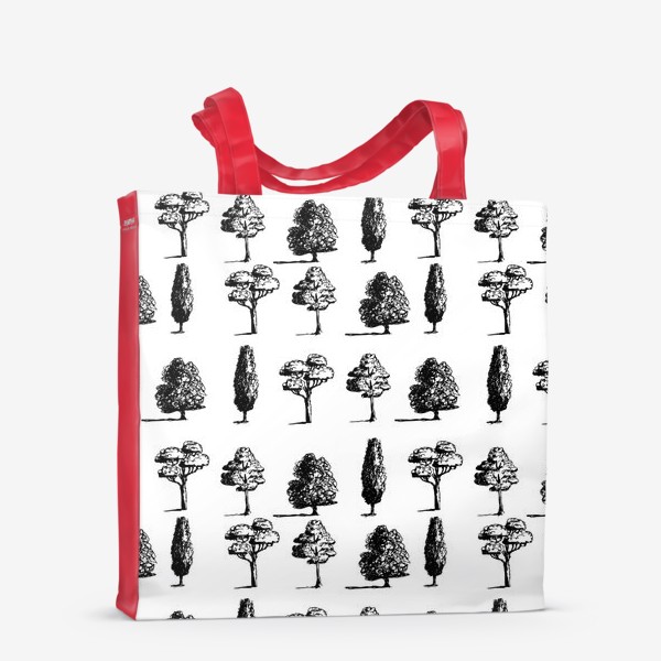 Сумка-шоппер «Four trees pattern»