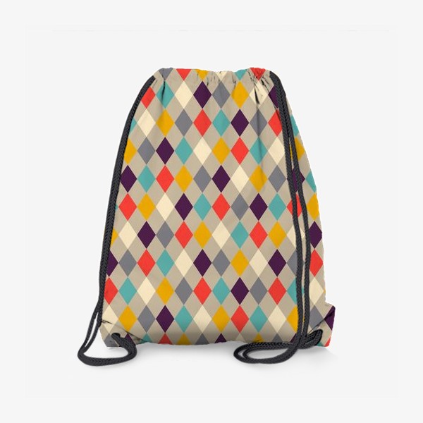 Рюкзак «Разноцветные ромбики»