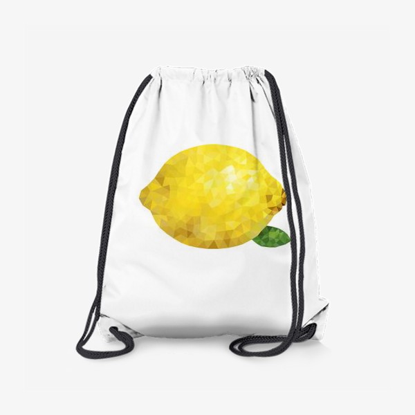 Рюкзак «Лимон в полигонах (Low poly lemon)»